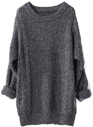 Womens Cashmere Oversized Loose Knitted Winter Sweater