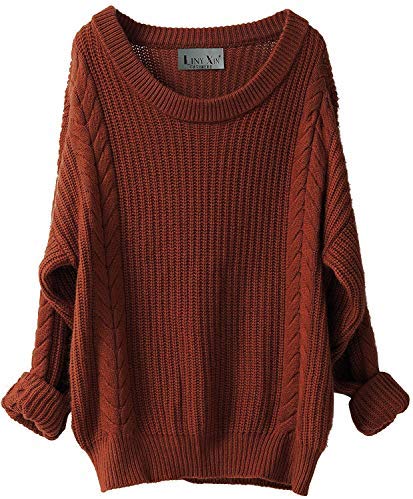 Womens Cashmere Oversized Loose Knitted Winter Sweater