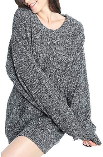 Womens Cashmere Oversized Loose Knitted Winter Sweater
