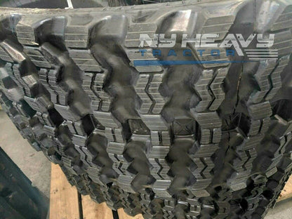 Two Rubber Tracks Fits New Holland LS185 450X86X60 18" Zig Zag