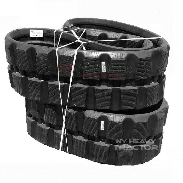 TWO NEW RUBBER TRACKS FOR NEW HOLLAND LS180 450X86X60 17.7" DUROFORCE