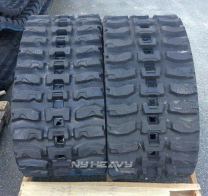Two Rubber Tracks Fits John Deere CT333D CT333E CT329D 450X86X56 Q Tread 18"