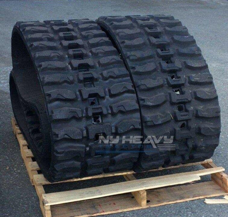 Two Rubber Tracks Fits Yanmar T210 T210.1 450X86X56 18" Q Tread