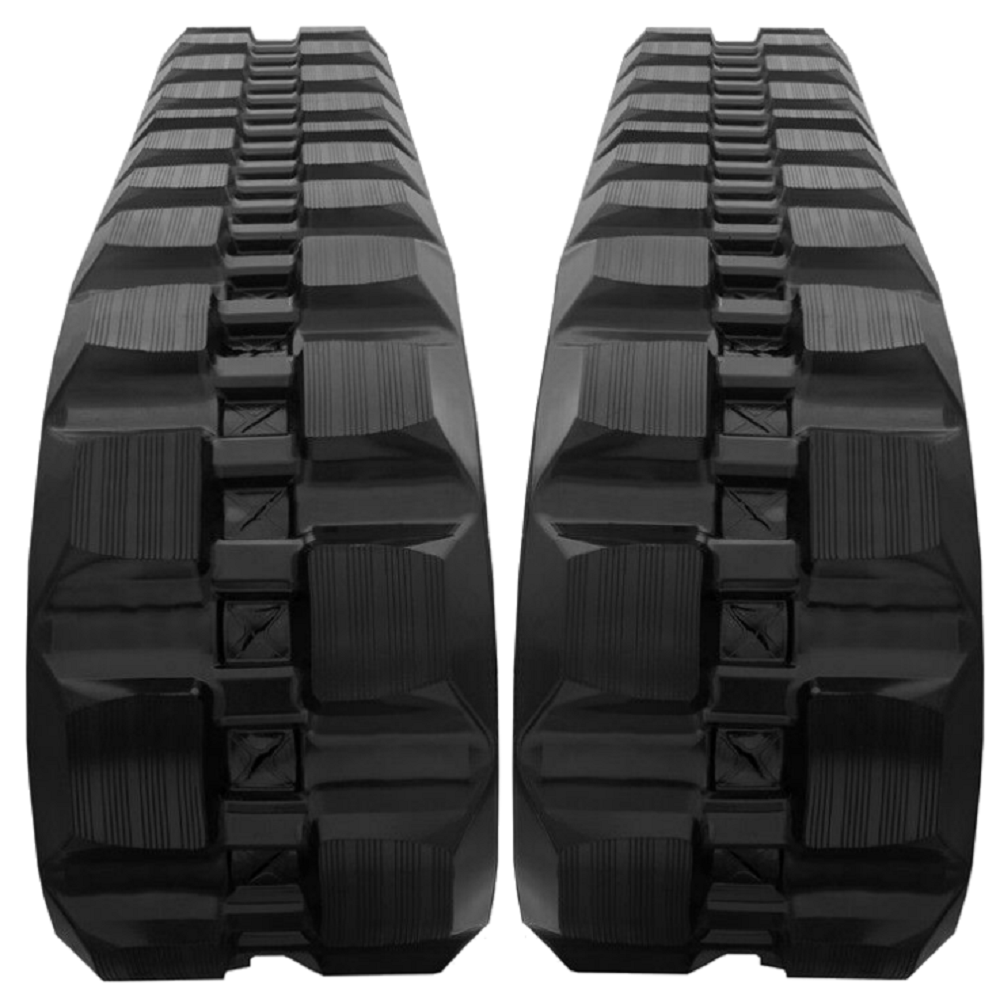 2 Rubber Tracks Fits Mustang 1650RT Staggard Block Tread Pattern 320X86X49 13"