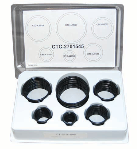 CTC-2701545 - 6 most popular sized flange seals O-Rings used on CAT equipment