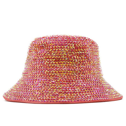 Spring Bling Rhinestone Fedora and Bucket Hat