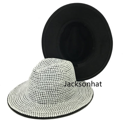 Spring Bling Rhinestone Fedora and Bucket Hat