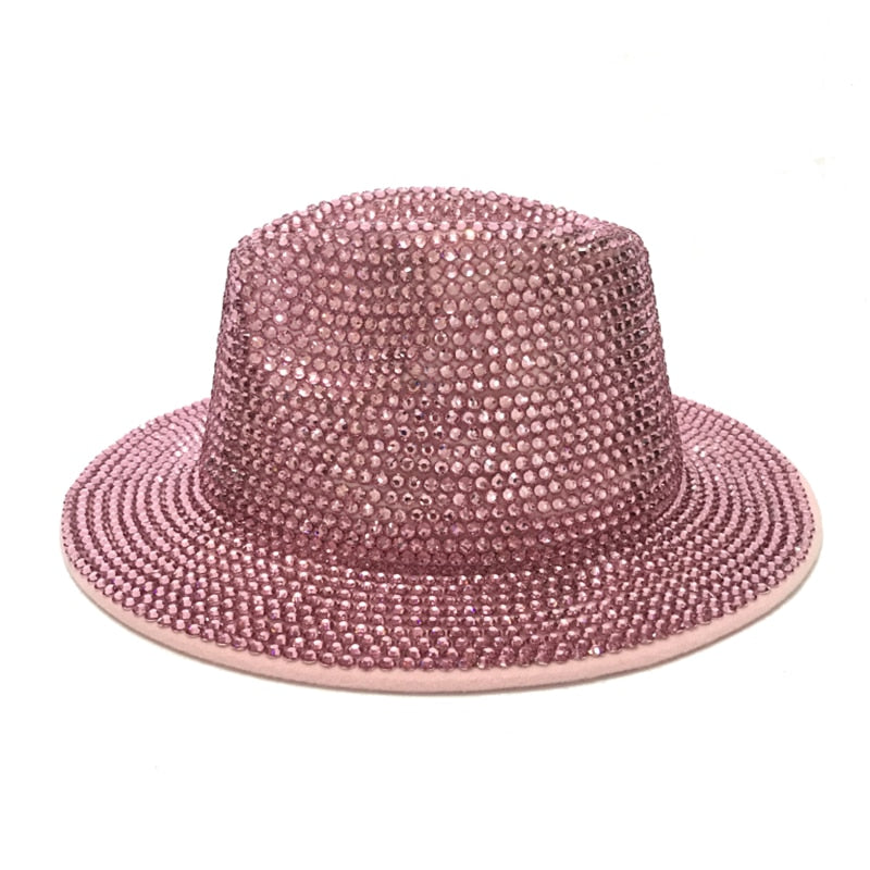 Spring Bling Rhinestone Fedora and Bucket Hat