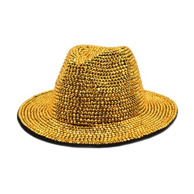 Spring Bling Rhinestone Fedora and Bucket Hat
