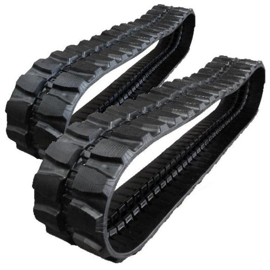 2 RUBBER TRACKS - FITS HITACHI EX40 EX40-2 EX40U EX55 EX50URG 400X72.5X72 FREE SHIPPING