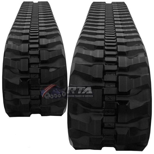 2 Rubber Tracks Takeuchi TB53FR TB053FR TB153FR 400X72.5X74