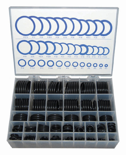 Metric O Kit-J - 380 Piece Kit Contains Popular Japanese Industrial Metric O-Ring sizes