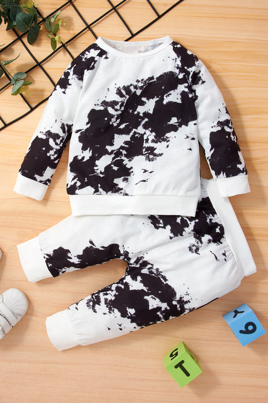 Baby Girls' Tie-Dye Pullover and Joggers