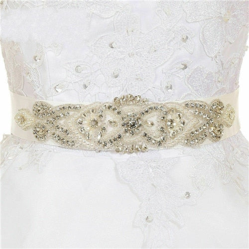 Crystal Wedding Dress Belt Bridal Sash