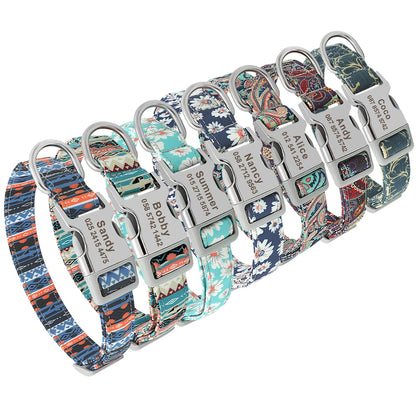 Custom Engraved Dog Cat Collar Tag Name ID
