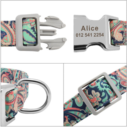 Custom Engraved Dog Cat Collar Tag Name ID