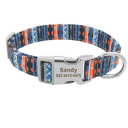 Custom Engraved Dog Cat Collar Tag Name ID