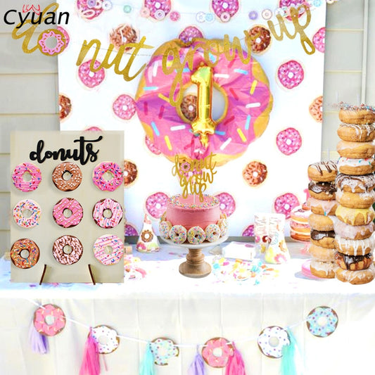 Baby Birthday Decor Donut Theme Party