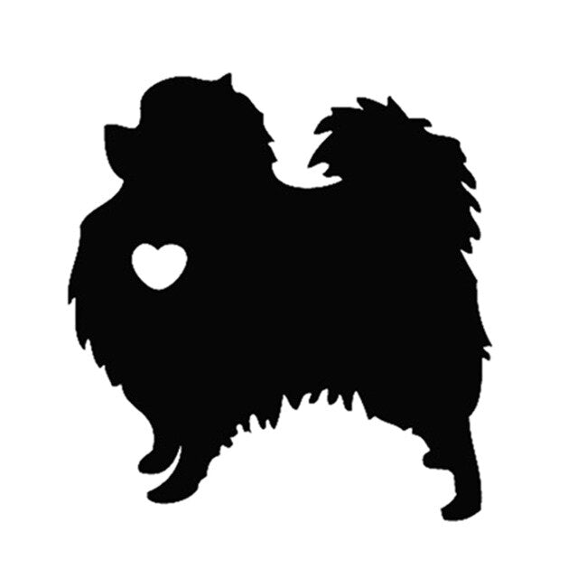 I Love My Pomeranian Dog Animal Car Decal Sticker