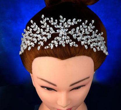 Bride Crown Crystals Tiara Hair Accessories
