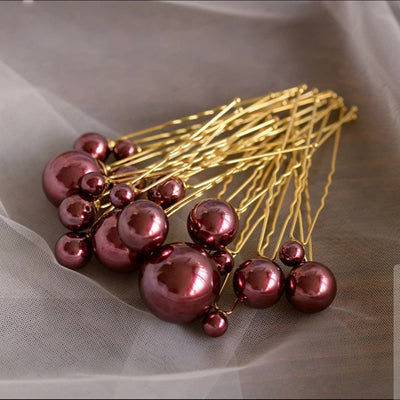 Pearls Hairpins Wedding Accessories