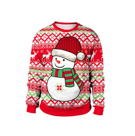 Ugly Christmas Sweater Holiday Santa Elf Snowman