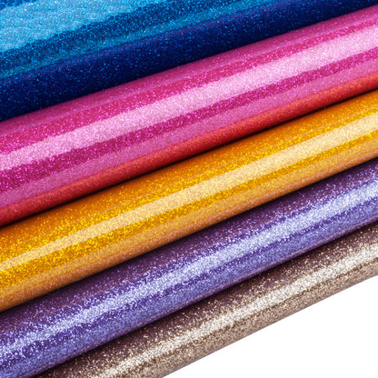 PVC Magic Color Giltter Faux Leather Fabric