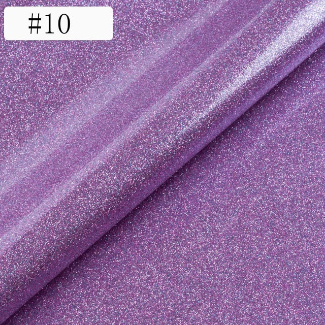 PVC Magic Color Giltter Faux Leather Fabric