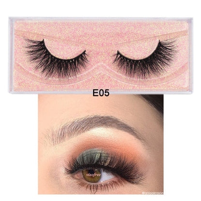 Mink False Lashes 3D Eyelashes Reusable Natural