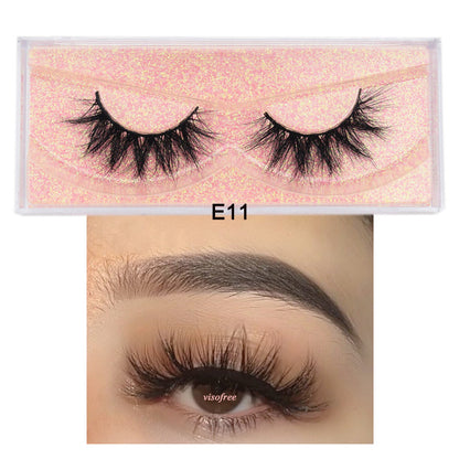 Mink False Lashes 3D Eyelashes Reusable Natural