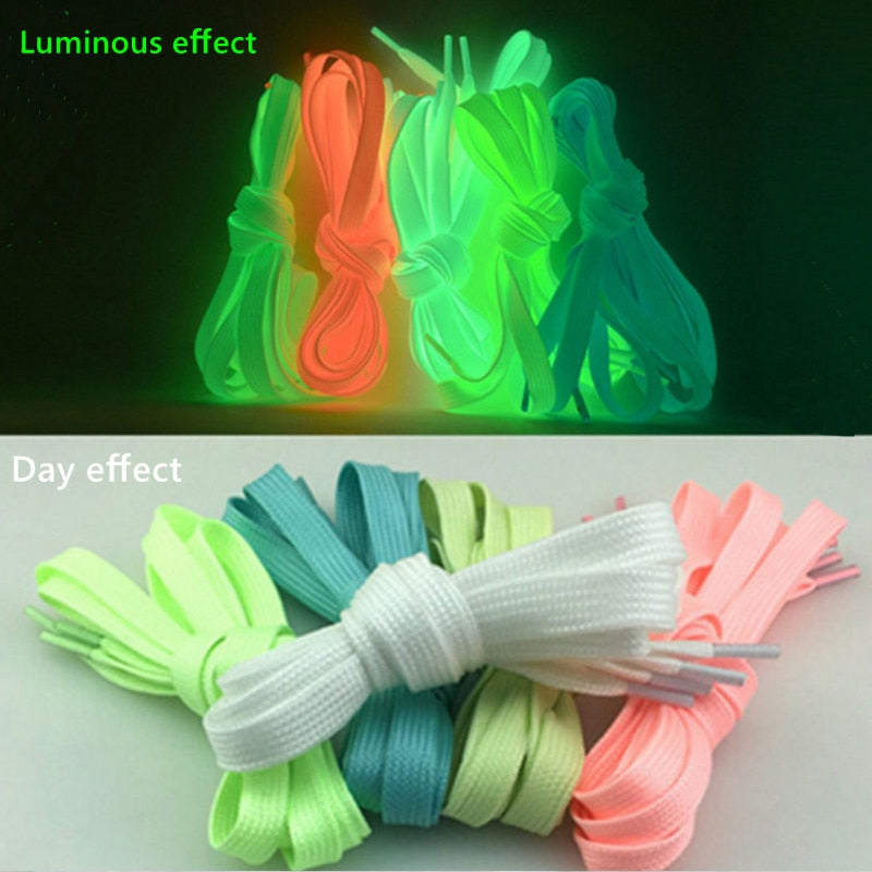 Glow In The Dark Fluorescent Shoe Lace For Sneakers