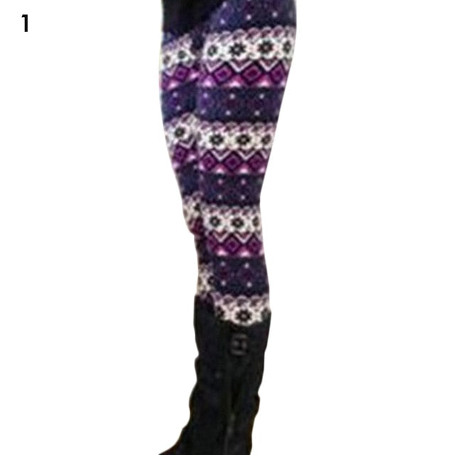 High-Waisted Holiday Leggings for Women