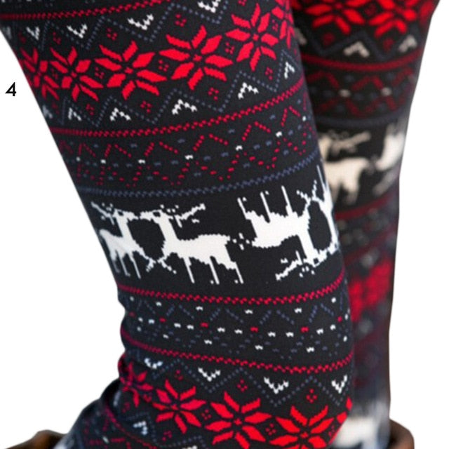 High-Waisted Holiday Leggings for Women