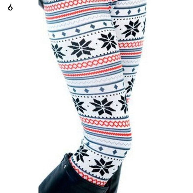 High-Waisted Holiday Leggings for Women