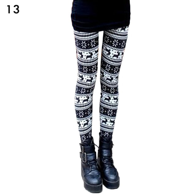 High-Waisted Holiday Leggings for Women