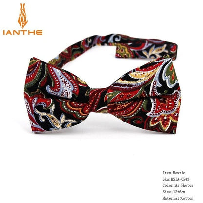 Bow Tie Men Tuxedo Cotton Designer Colorful Designs Party  or Casual Neckwear