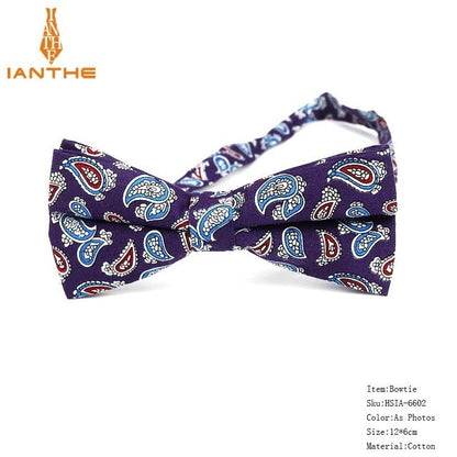 Bow Tie Men Tuxedo Cotton Designer Colorful Designs Party  or Casual Neckwear
