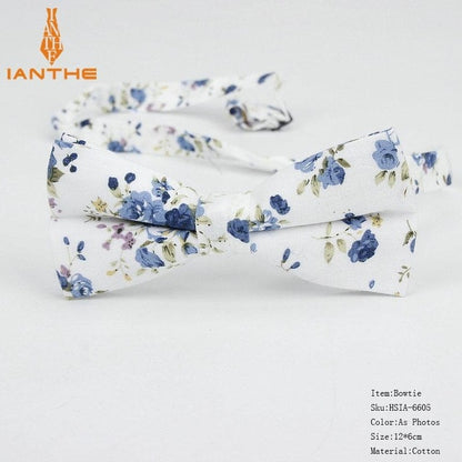 Bow Tie Men Tuxedo Cotton Designer Colorful Designs Party  or Casual Neckwear