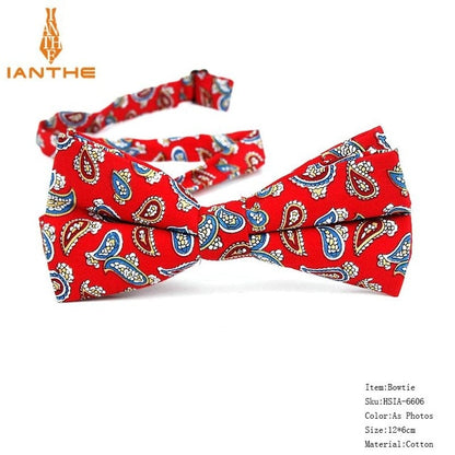 Bow Tie Men Tuxedo Cotton Designer Colorful Designs Party  or Casual Neckwear