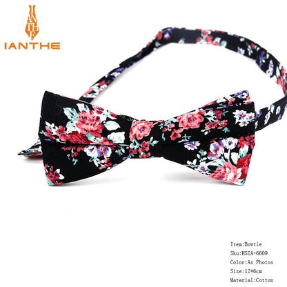 Bow Tie Men Tuxedo Cotton Designer Colorful Designs Party  or Casual Neckwear