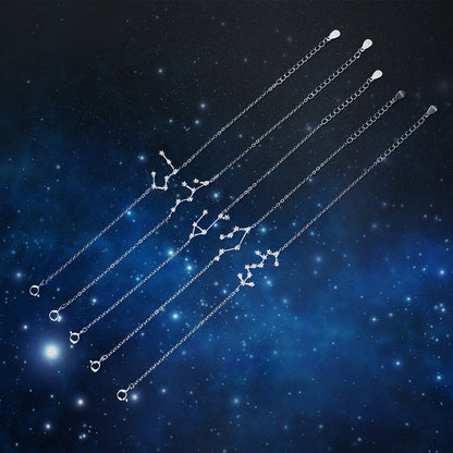 925 Sterling Silver 12 Constellation Bracelet