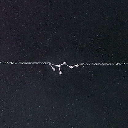 925 Sterling Silver 12 Constellation Bracelet
