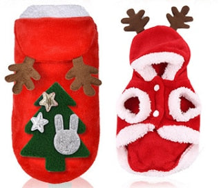 Christmas Pet Winter Halloween Costume Hoodies