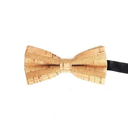 Mens Cork Wood Fashion Bowtie