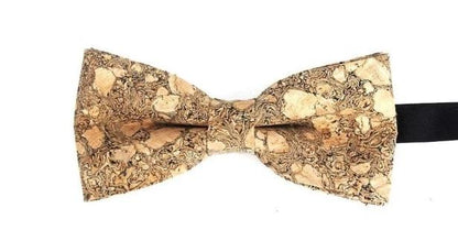 Mens Cork Wood Fashion Bowtie