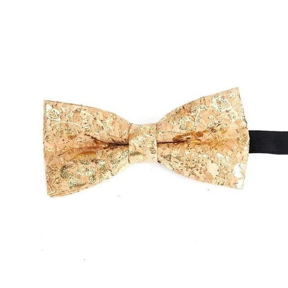 Mens Cork Wood Fashion Bowtie