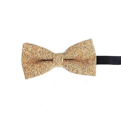 Mens Cork Wood Fashion Bowtie