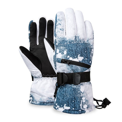 Winter Thermal Ski Gloves Warm Touch Screen Fingers