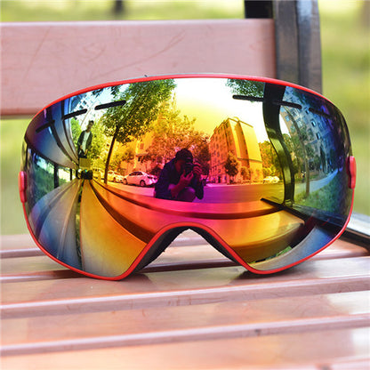 Ski Snowboard Goggles UV400 Spherical Mask Glasses