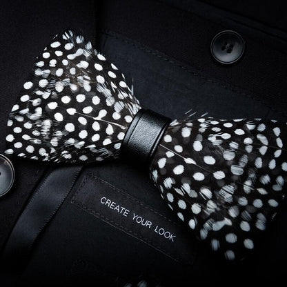 Feather Luxury Peacock Bowtie Gift